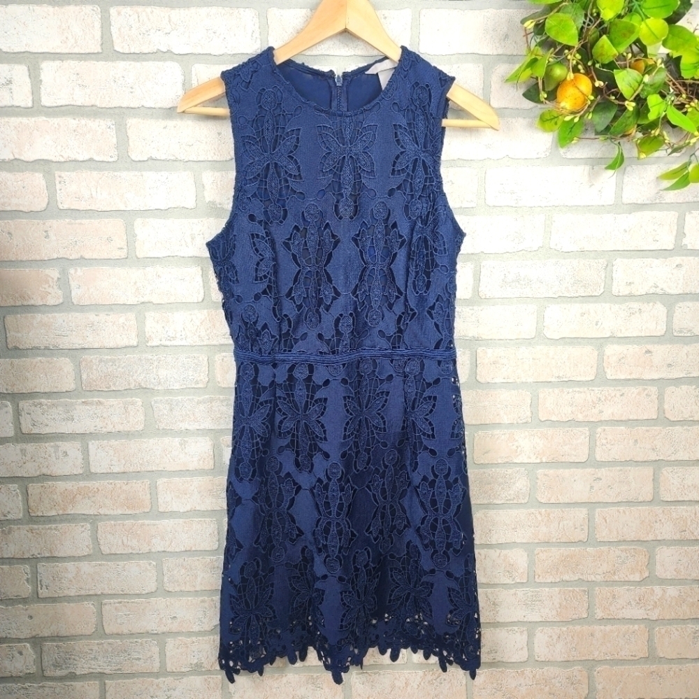 H&M Lace Cocktail Sleeveless Dress Size S - Picture 2 of 9